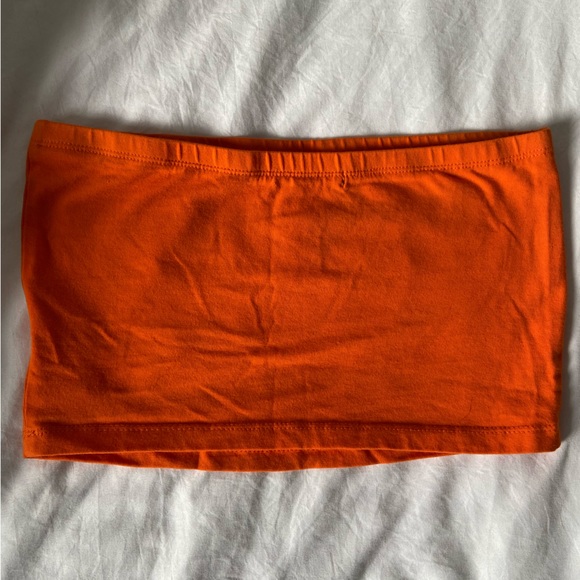 Baby Girl Tube Top - Women’s Small - Orange - 90s - Summer - Crop - Picture 2 of 3